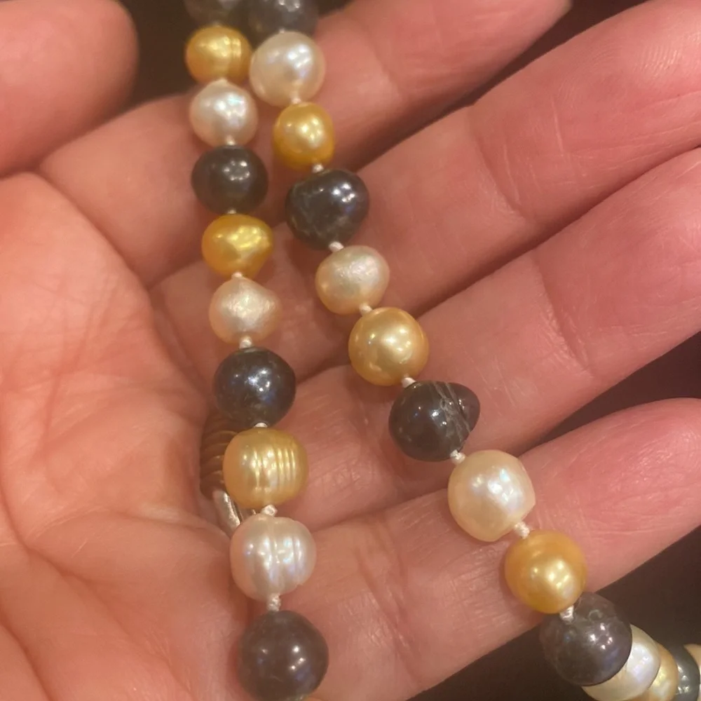 Freshwater Pearls EUC 60 inches long